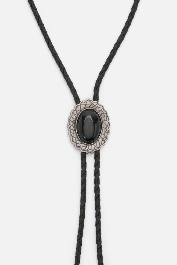 Dangerfield - Bolo Pendant Necktie - black