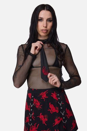 Dangerfield - Jackalope Neck Tie - black