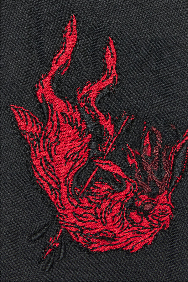Dangerfield - Jackalope Neck Tie - black