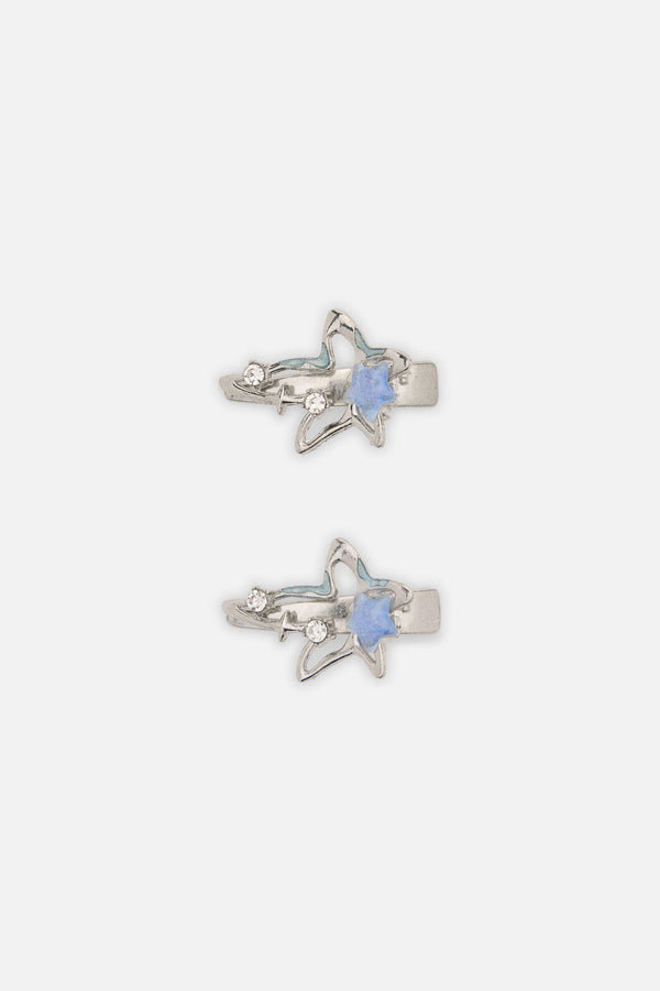 Dangerfield - Space Hair Clip Set - silver