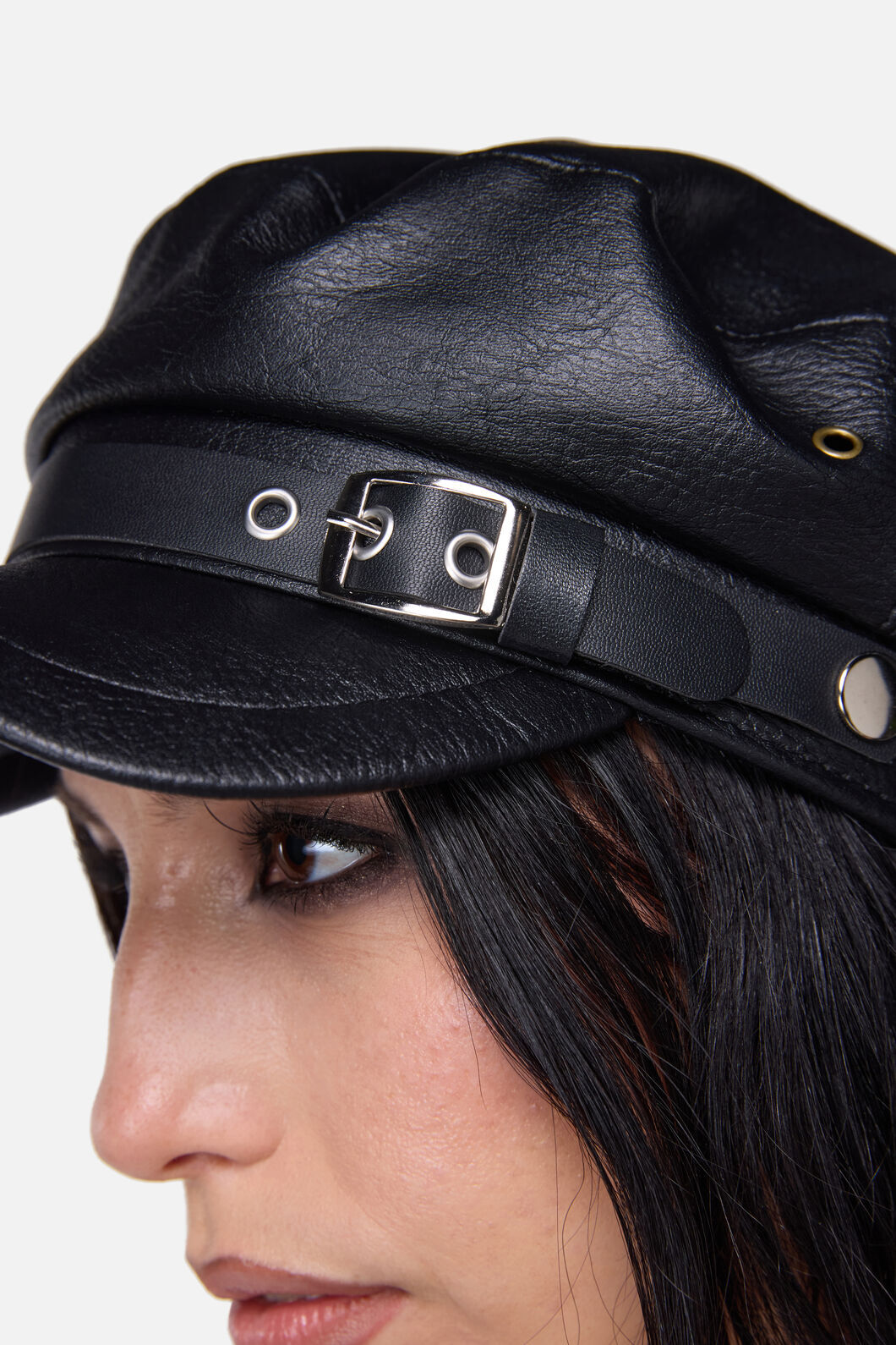 Dangerfield - PU Peak Hat - black