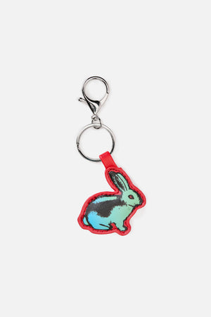 Dangerfield - Lapin Goth Printed PU Bag Charm - multi
