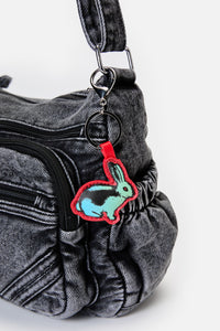 Dangerfield - Lapin Goth Printed PU Bag Charm - multi