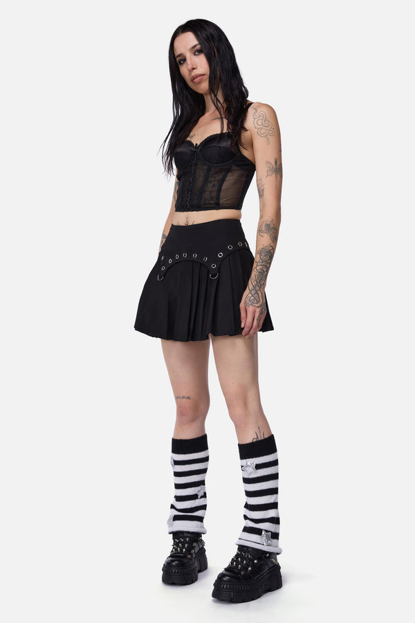 Dangerfield - Stars & Stripes Leg Warmers - black-white