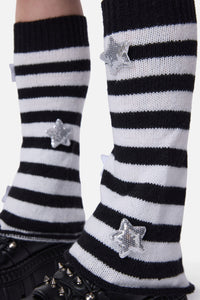 Dangerfield - Stars & Stripes Leg Warmers - black-white
