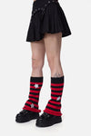 Dangerfield - Stars & Stripes Leg Warmers - red-black
