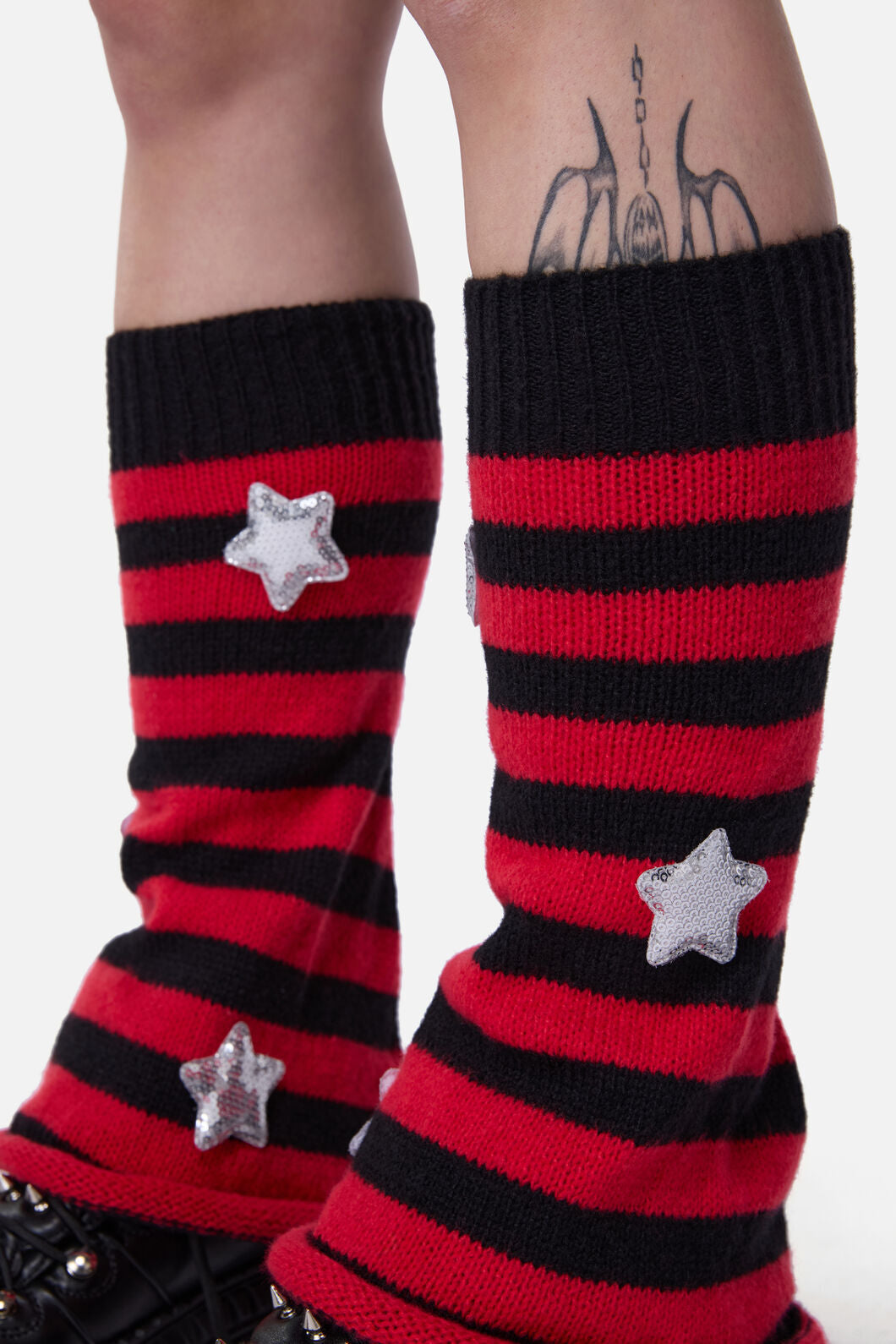 Dangerfield - Stars & Stripes Leg Warmers - red-black