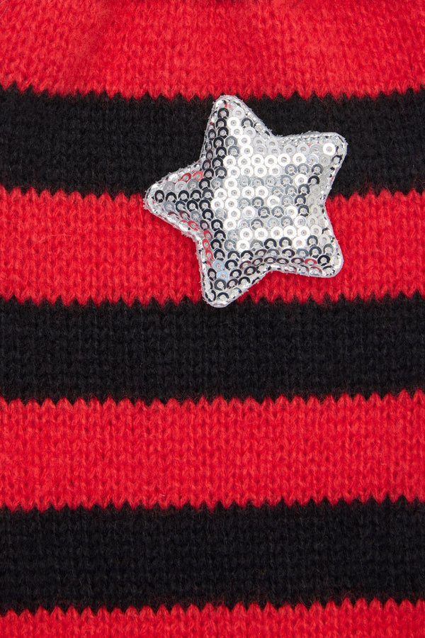 Dangerfield - Stars & Stripes Leg Warmers - red-black