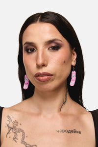 Dangerfield - Call Me Baby Earrings - pink