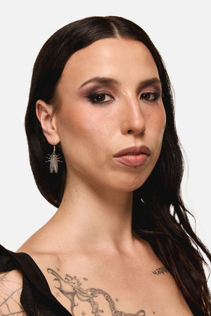 Dangerfield - Cicada Earrings - silver