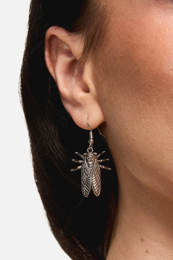 Dangerfield - Cicada Earrings - silver