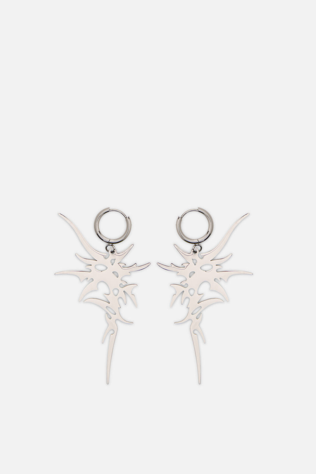 Dangerfield - Gothic Flame Earring - silver