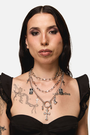 Dangerfield - Lapin Charm Necklace - silver
