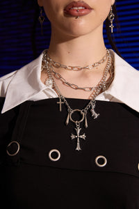Dangerfield - Lapin Charm Necklace - silver