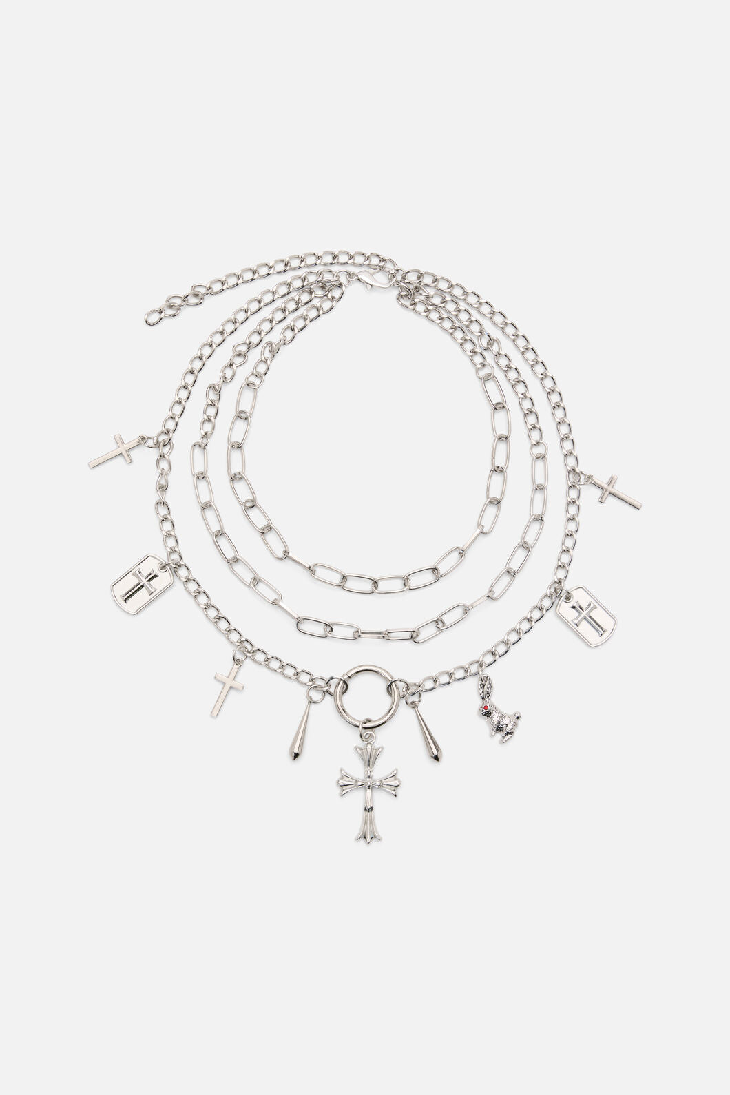 Dangerfield - Lapin Charm Necklace - silver