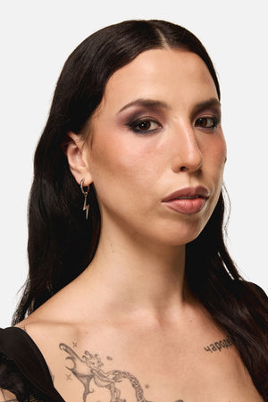 Dangerfield - Silver Lightening Earrings - silver