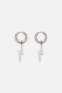 Dangerfield - Silver Lightening Earrings - silver