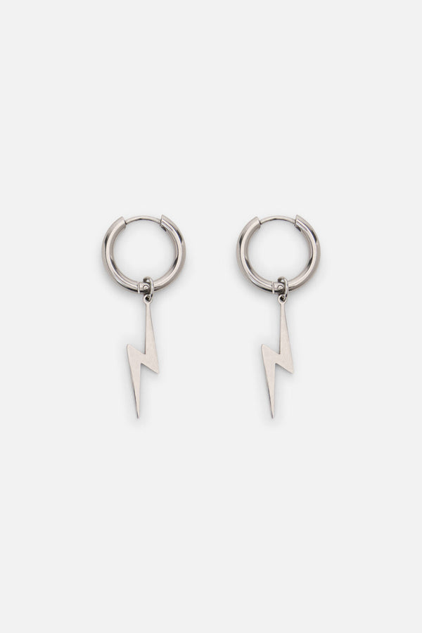 Dangerfield - Silver Lightening Earrings - silver