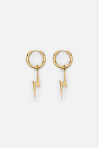 Dangerfield - Gold Lightening Earrings - gold