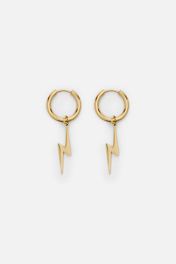 Dangerfield - Gold Lightening Earrings - gold