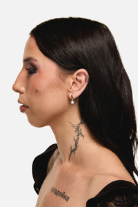 Dangerfield - Star Chain Earring & Cuff Set - silver