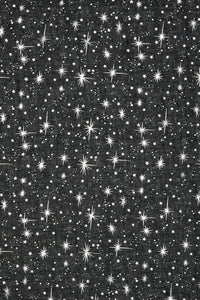 Dangerfield - Galaxy Metallic Printed Scarf - black