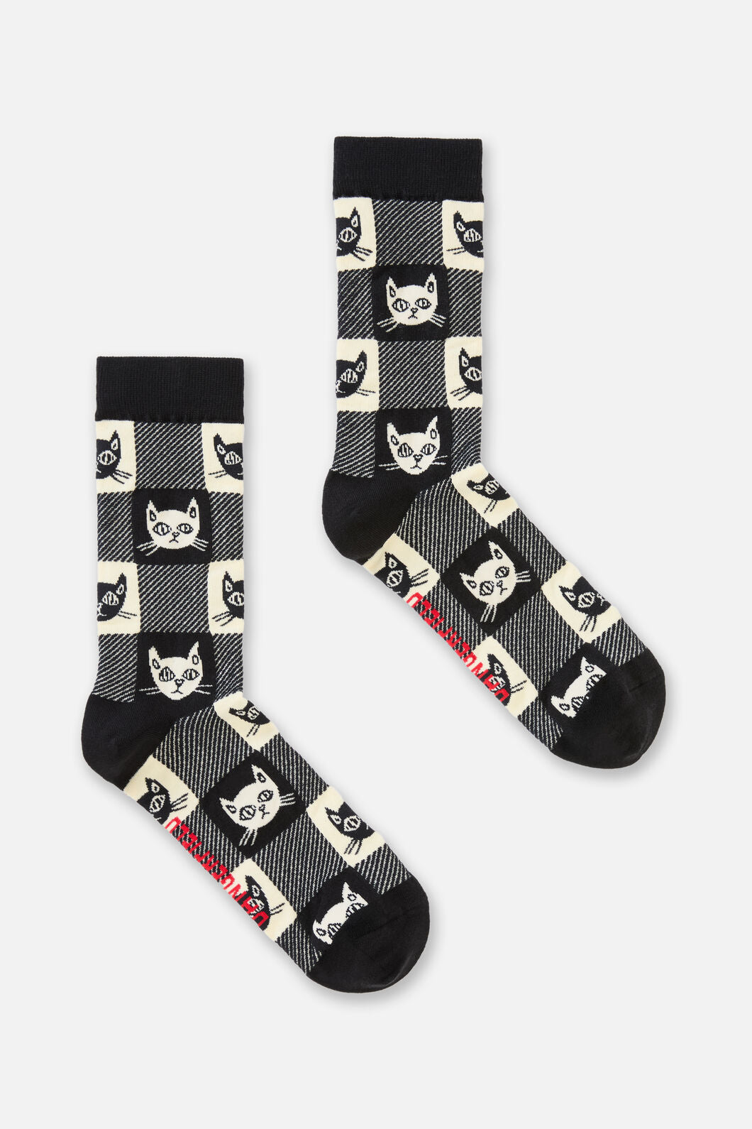 Dangerfield - Atomic Cat Sock - black