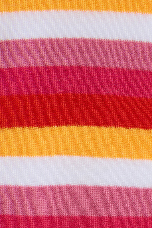 Dangerfield - Red Long Striped Sock - red