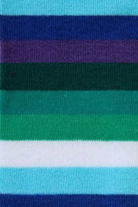 Dangerfield - Green Long Striped Sock - green