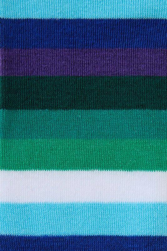 Dangerfield - Green Long Striped Sock - green