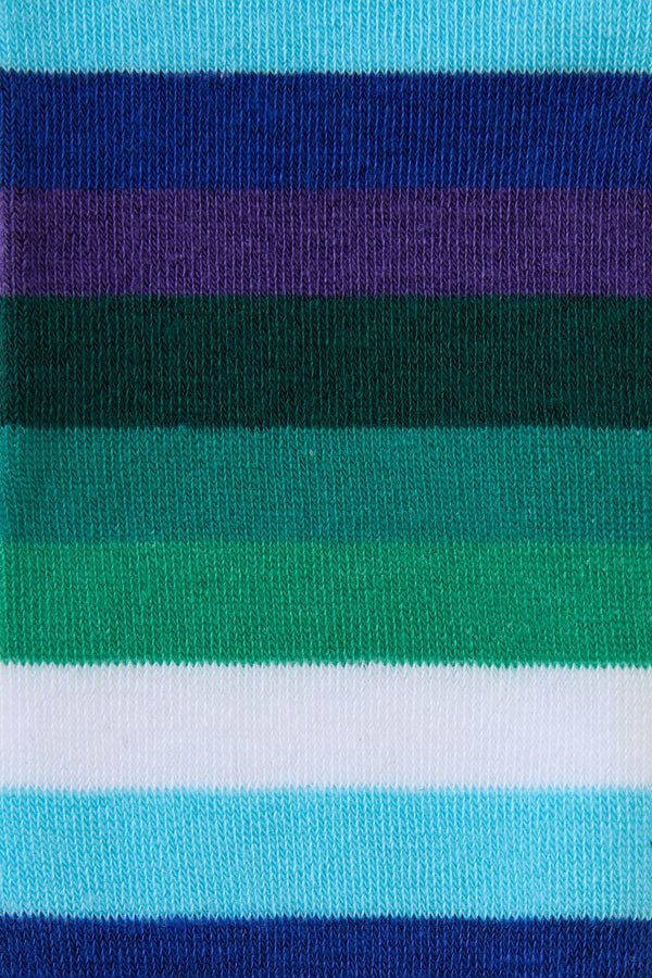 Dangerfield - Green Long Striped Sock - green