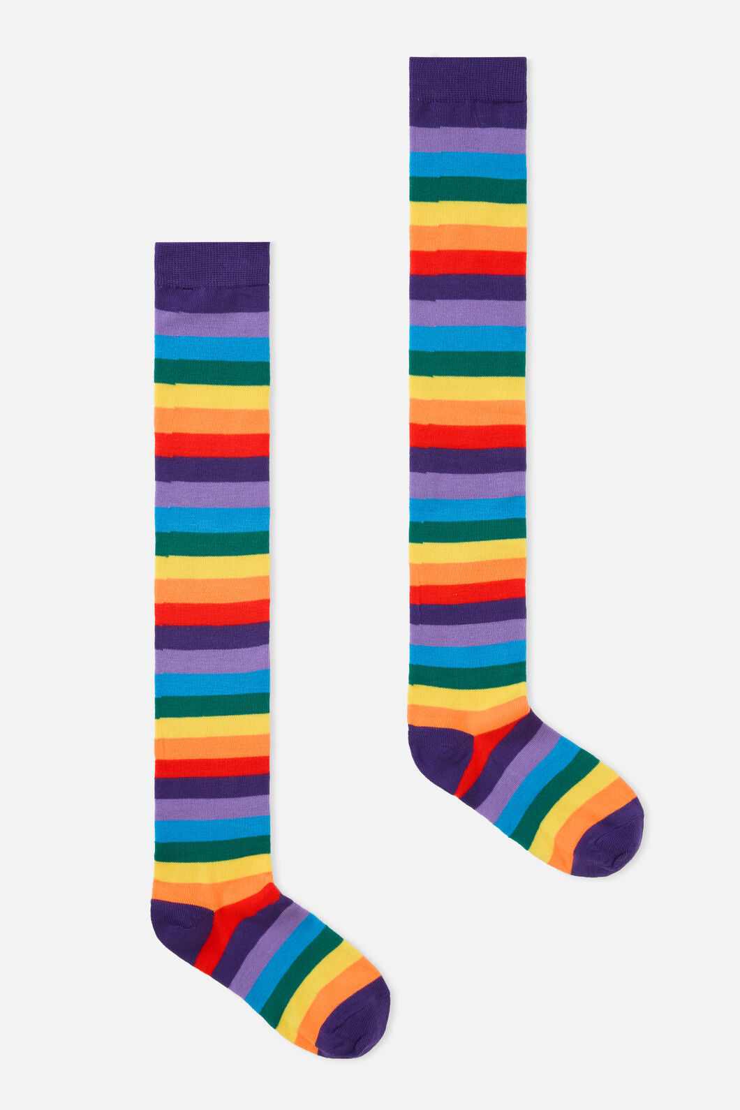 Dangerfield - Rainbow Long Sock - purple