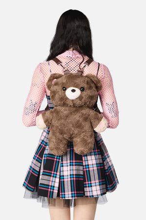 Dangerfield - Plush Bear Backpack - chocolate