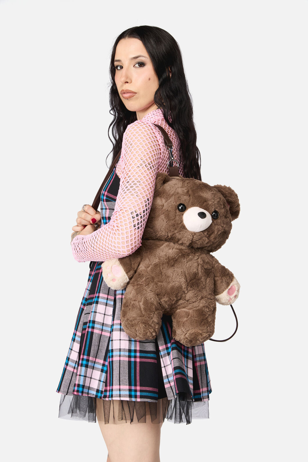 Dangerfield - Plush Bear Backpack - chocolate