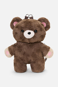 Dangerfield - Plush Bear Backpack - chocolate