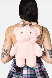 Dangerfield - Plush Pig Backpack - pink