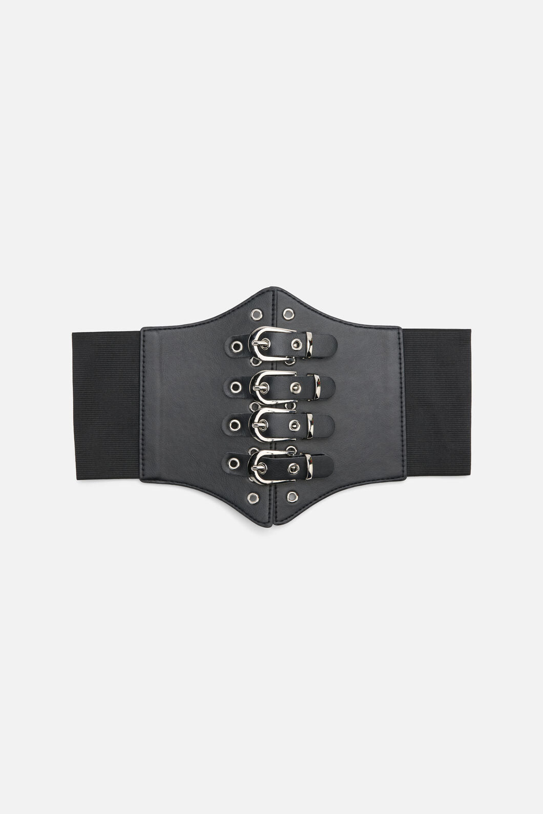 Dangerfield - Four Buckle Waist Belt - black