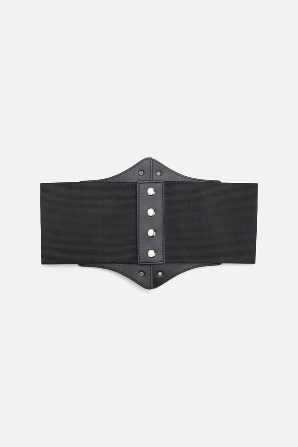 Dangerfield - Four Buckle Waist Belt - black