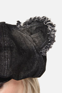 Dangerfield - Denim Ear Hat - black