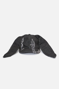 Dangerfield - Distressed Long Ears Cap - black