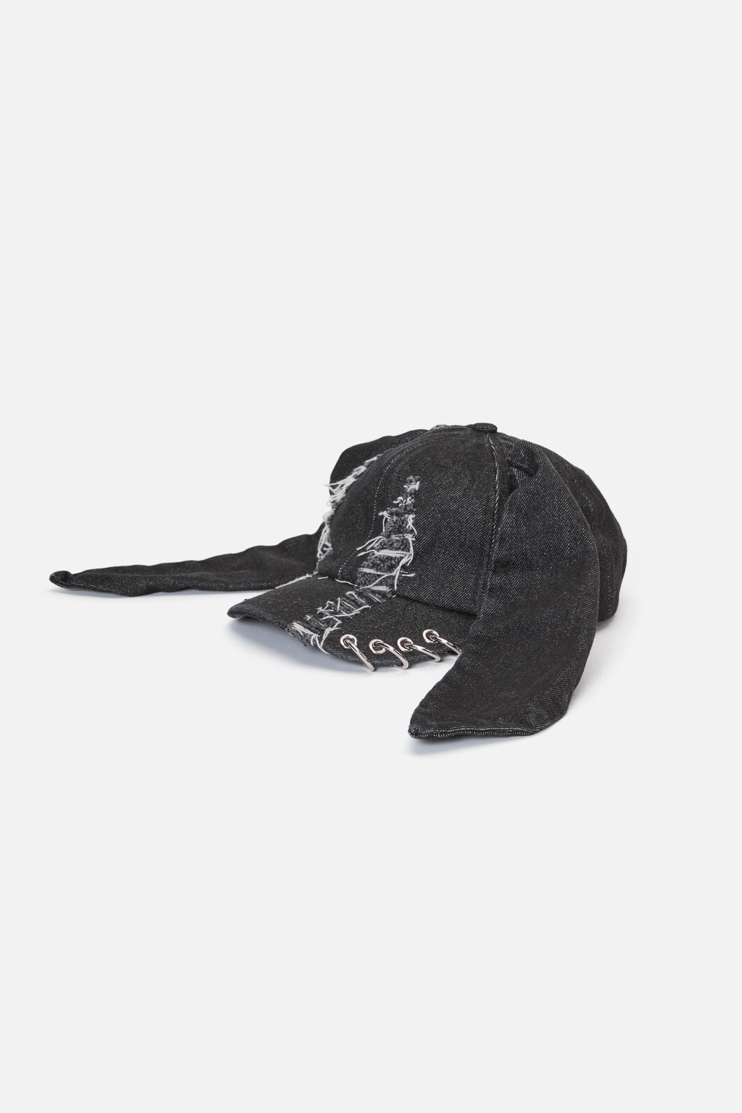 Dangerfield - Distressed Long Ears Cap - black