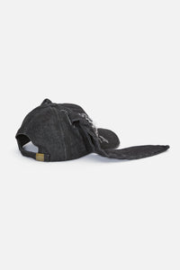 Dangerfield - Distressed Long Ears Cap - black