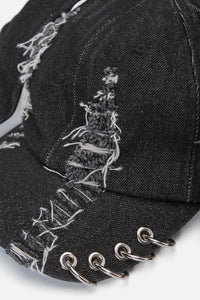 Dangerfield - Distressed Long Ears Cap - black