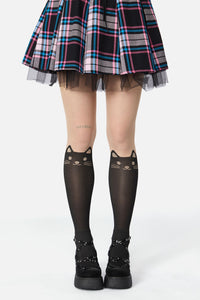 Dangerfield - Cat Tights - black