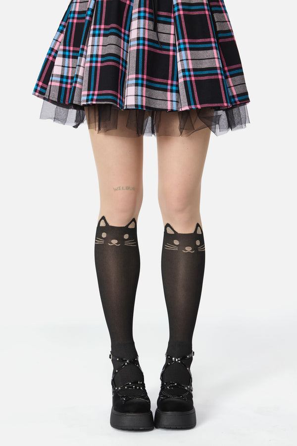 Dangerfield - Cat Tights - black