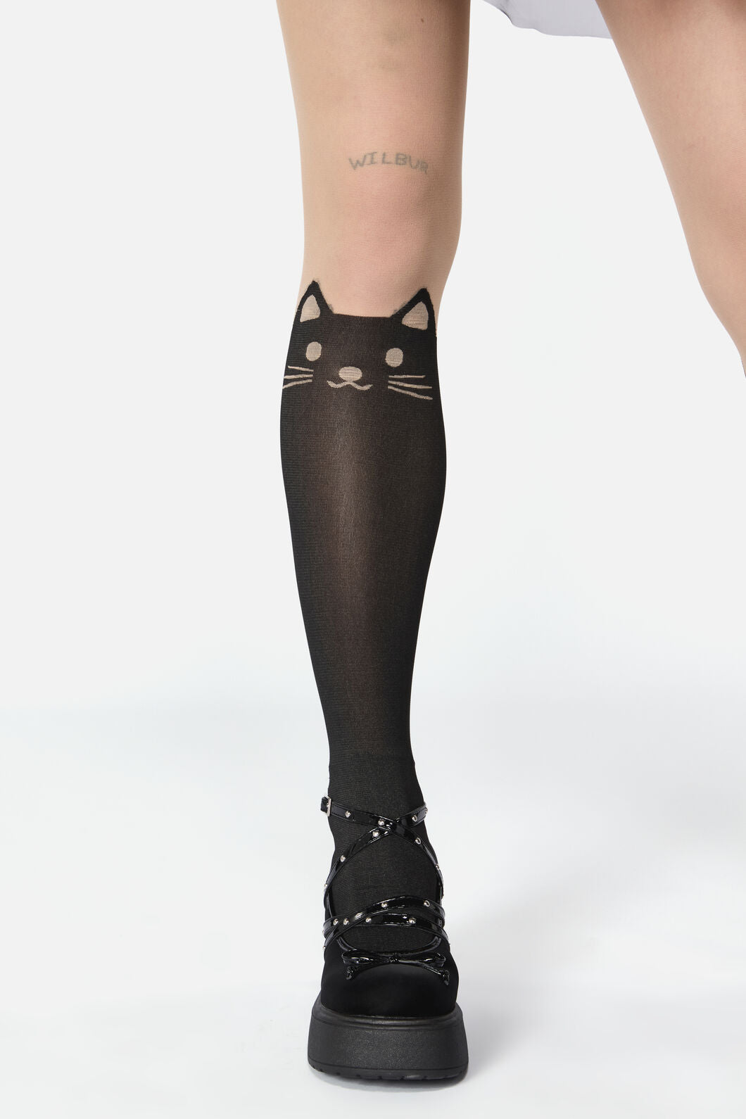 Dangerfield - Cat Tights - black