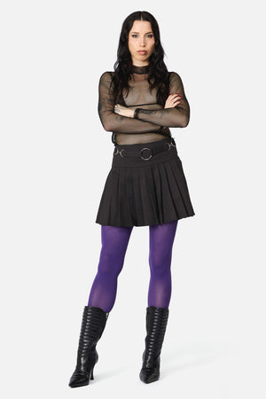 Dangerfield - Purple Plain Tights - purple