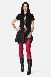 Dangerfield - Red Plain Tights - red