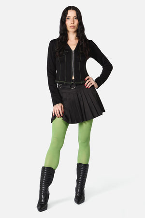 Dangerfield - Green Plain Tights - green