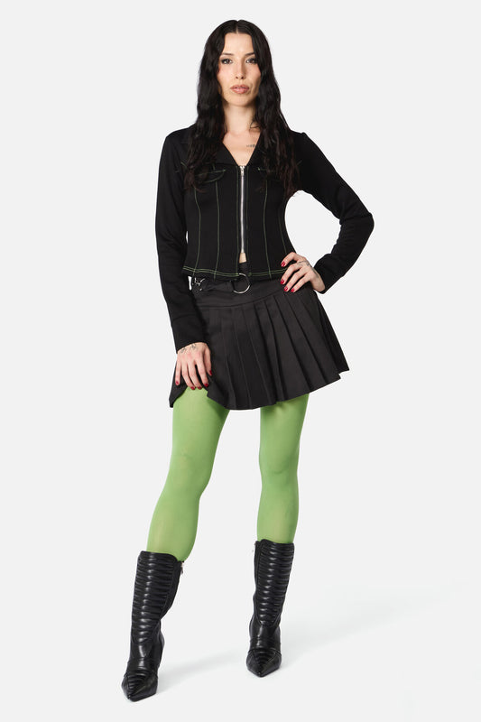 Dangerfield - Green Plain Tights - green